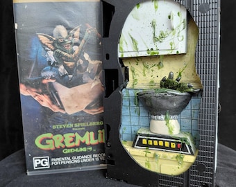 Gremlins VHS sculpture