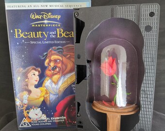 Beauty and the Beast VHS sculpture