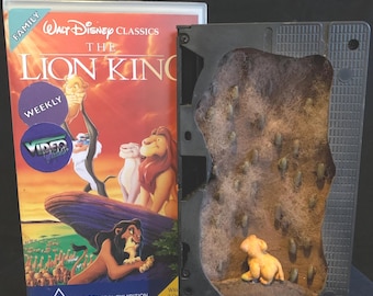 The Lion King VHS sculpture