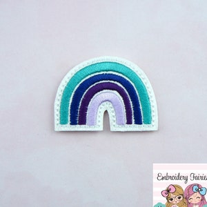 Rainbow 4 Feltie File - Rainbow Feltie Design - Embroidery Digital File - Machine Embroidery Design - Embroidery File - Feltie Design