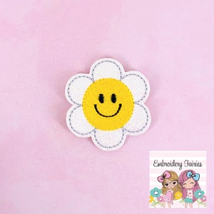 Retro Daisy Feltie File - Feltie Design - Daisy Feltie - Feltie File - Feltie - ITH Embroidery - Retro Embroidery Design - Retro Feltie