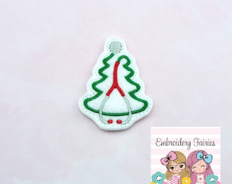 Weihnachtsbaum Stethoskop Filzdatei - Weihnachten Filzdatei - Stickdatei - Stickdatei - Filzmuster - Filzdatei