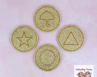 Cookies Feltie Design, Mini Embroidery Design, Feltie File, Download, Embroidery Embellishment, Machine Embroidery