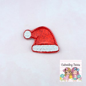 Santa Hat Feltie Design - Santa Feltie Design - Christmas Feltie Design - Feltie Design