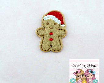 Gingerbread Santa Feltie Design - Christmas Feltie Design - Embroidery Design - Embroidery File - Feltie Design - Feltie