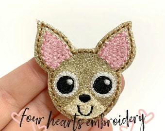 Chihuahua Feltie Design - Feltie Design - Feltie Pattern - Feltie - Dog Feltie Design