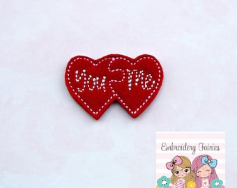 Heart Puzzle Feltie File - Love Feltie - Valentines Day Feltie Design - Feltie Design - Feltie Pattern - Machine Embroidery Design - ITH