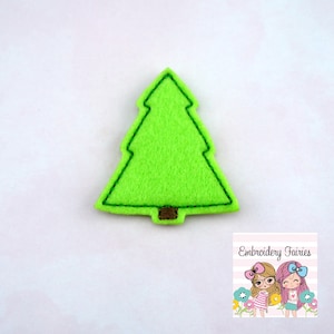 Christmas Tree Feltie File - Christmas Feltie Design - Machine Embroidery Design - Embroidery File - Feltie Design - Feltie File
