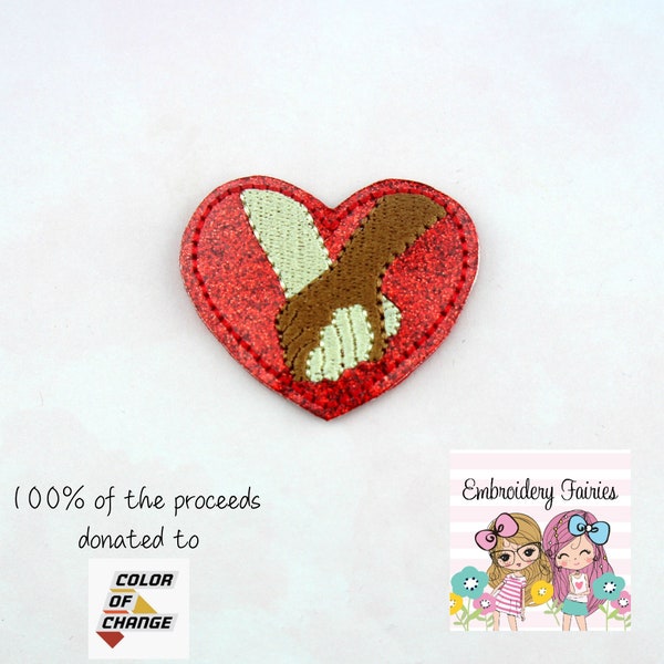 Unity Heart Feltie Design - All Proceeds Donated to Color Of Change