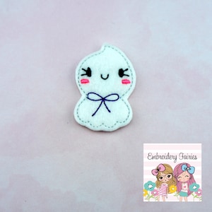 Süßes Ghost Feltie Design - Ghost Feltie Design - Halloween Feltie Design - Filzie Design - Filzmuster - ITH Feltie Design