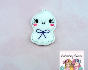 Cute Ghost Feltie Design - Ghost Feltie Design - Halloween Feltie Design - Feltie Design - Feltie Pattern - ITH Feltie Design