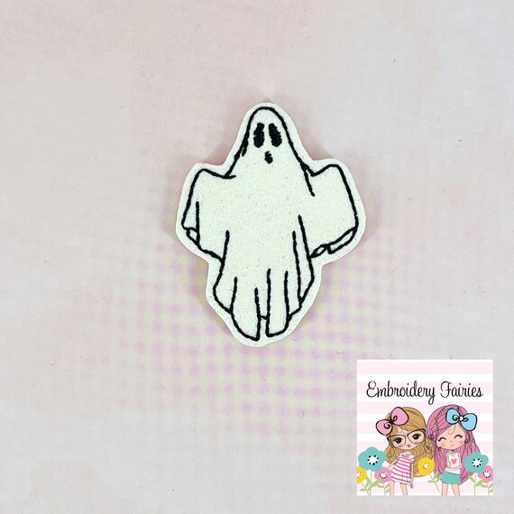 Halloween Ghost Feltie Design, Halloween Feltie File, Mini Embroidery Design, ITH Design, Embroidery Design Digitial Download