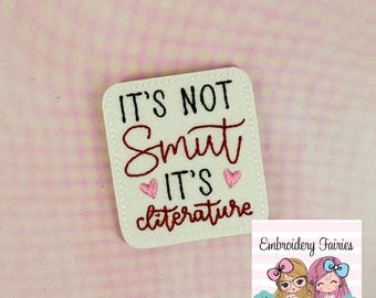 It's Not Smut Feltie Design, Funny Book Feltie File, Embroidery Design, Mini Embroidery Design, In The Hoop Embroidery Pattern