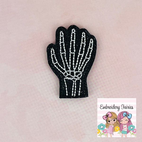 Hand XRay Feltie Design, Medical Feltie Design, ITH Feltie Design, Feltie File, Machine Embroidery Design, Mini Emboirdery Design