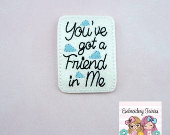 Friend Feltie  File - Toy Feltie Design - ITH Design - Embroidery Digital File - Embroidery Design - Embroidery File - Feltie Design