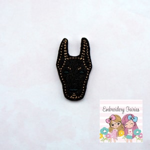 Doberman Feltie File - Dog Feltie Design - ITH Design - Feltie Design - Feltie Pattern - Embroidery Design