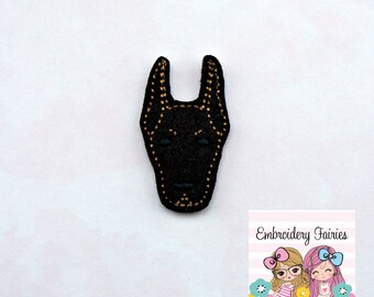 Doberman Feltie File - Dog Feltie Design - ITH Design - Feltie Design - Feltie Pattern - Embroidery Design