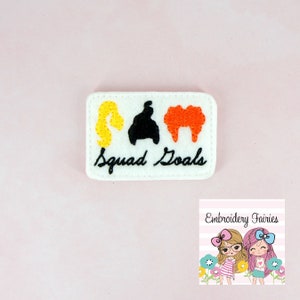 Squad Goals Feltie File - ITH Design - Embroidery Digital File - Machine Embroidery Design - Embroidery File - Feltie Design