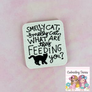 Smelly Cat Feltie Design, Friends Feltie File, Embroidery Design, Mini Embroidery Design, In The Hoop Embroidery Pattern, ITH