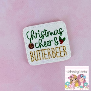 Christmas Cheer Feltie Design, Christmas Feltie File, Winter Embroidery Design, Mini Embroidery Design, In The Hoop Embroidery Pattern