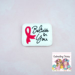 Believe in You Feltie File - Awareness Feltie Design - Machine Embroidery Design - Embroidery File - Feltie Design - Feltie File