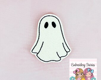Sheet Ghost Feltie Design, Halloween Feltie Pattern, ITH Feltie, Machine Embroidery Design, Halloween Embroidery Pattern, Feltie File