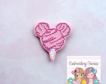 Cotton Candy Feltie File - Cotton Candy Feltie - Feltie Design - Embroidery Digital File - Machine Embroidery Design - Feltie Pattern