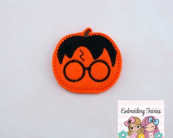 パンプキンフェルトファイル - ハロウィンフェルトファイル - ITH 刺繍デザイン - 刺繍ファイル - フェルトファイル