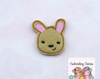 Bunny Face Feltie Design - Bunny Feltie Design - ITH Embroidery File -  Embroidery Design - Feltie Download - Feltie File - Feltie