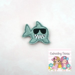 Shark Feltie File - Shark Feltie Design - ITH Design - Embroidery Digital File - Machine Embroidery Design - Shark Embroidery File