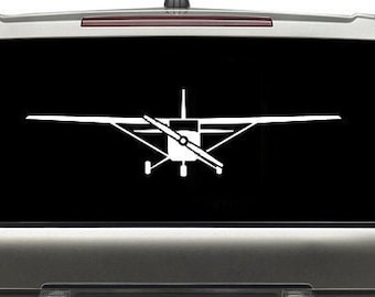 Cessna C-172 Vinyl Decal / Helicopter Wall Art / C172 C-172/ General Aviation / Military Aviation Stickers / Student Pilot Gifts Commercial