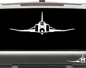 McDonnell Douglas F-4 Phantom II Self Adhesive Decal/Sticker Vinyl / Airplane Wall Art / Airplane Sticker / Flight School Plane