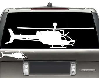 Bell OH-58D Kiowa Warrior Vinyl Sticker / Military Aviation  Stickers / Helicopter Wall Art / Helicopter Sticker / Flight School Helo