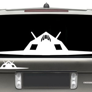 Lockheed F-117 Nighthawk Self Adhesive Decal/Sticker Vinyl / Airplane Wall Art / Airplane Sticker / Flight School Plane / Pilot Gift