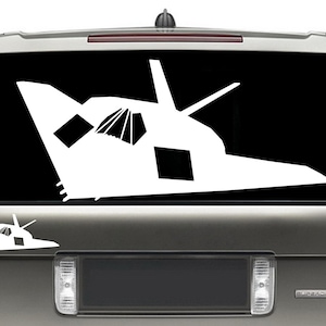 Lockheed F-117 Nighthawk Self Adhesive Decal/Sticker Vinyl / Airplane Wall Art / Airplane Sticker / Flight School Plane / Pilot Gift