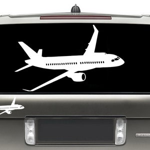 Airbus A220 Decal Self Adhesive Decal/Sticker Vinyl / Airplane Wall Art / Airplane Sticker / Flight School Plane / Pilot Gift