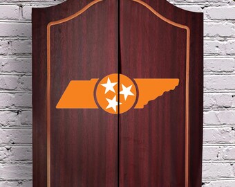 Officially Licensed University of Tennessee Volunteers Dart Board Cabinet