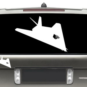 Lockheed F-117 Nighthawk Self Adhesive Decal/Sticker Vinyl / Airplane Wall Art / Airplane Sticker / Flight School Plane / Pilot Gift