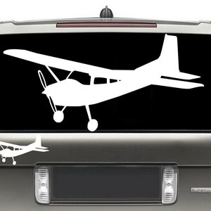 Cessna C185 Skywagon  Self Adhesive Decal/Sticker Vinyl / Airplane Wall Art / Flight School Plane / General Aviation / Military Aviation