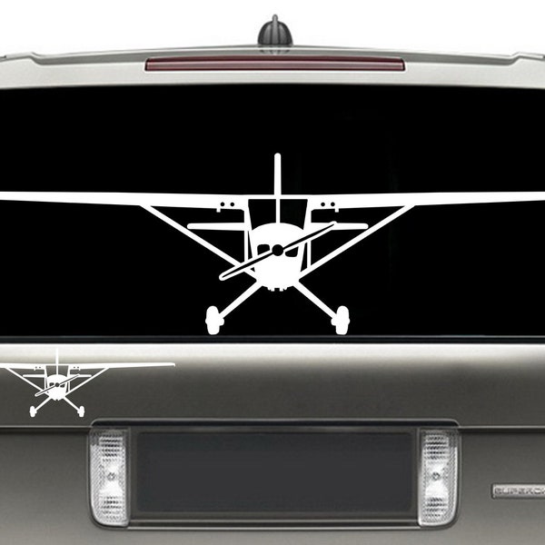 Cessna O-1 Bird Dog Self Adhesive Decal/Sticker Vinyl / Airplane Wall Art / Airplane Sticker / Flight School Plane / Pilot Gift / Military