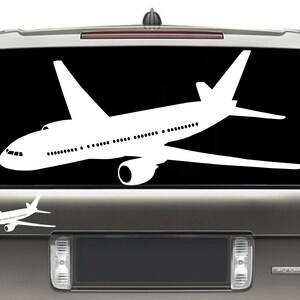 Boeing B777 Self Adhesive Decal/Sticker Vinyl / Airplane Wall Art / Airplane Sticker / Aviation Museum / Pilot Gift / Shop Art / Office