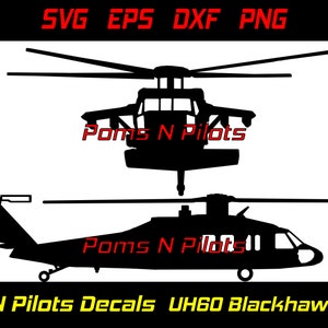 Sikorsky UH-60 Black Hawk SVG bundle / Faith svg / Military svg / Helicopter svg / svg files for cricut / Black Hawk