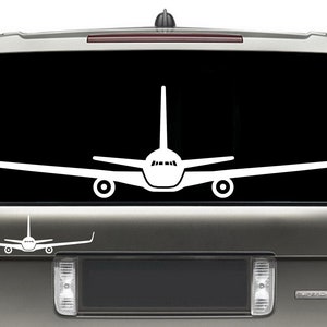 Boeing B767-300ER Adhesive Decal/Sticker Vinyl / Commercial Airplane Wall Art / Airplane Sticker / Flight School Plane / Pilot Gift / B-767