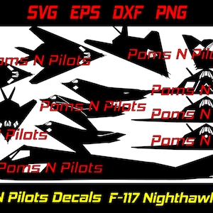 Lockheed F-117 Nighthawk SVG bundle / Airplane svg / General Aviation svg / Gifts for Pilots svg / Woodworking SVG / svg files for cricut