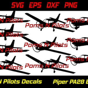 PA-28-140 Piper Cherokee SVG bundle / Pilot svg / Airplane svg / Jet svg / svg files for cricut
