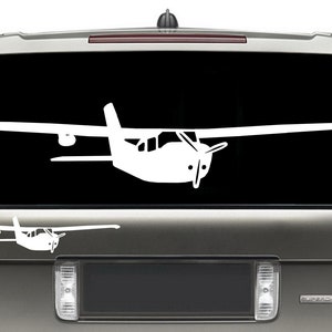 Cessna C-210 Decal Extreme Detail - Front - C210 Decal / Cessna Decal / CE-210 Vinyl Decal / Centurion Bumper Sticker / C-210 Laptop Sticker
