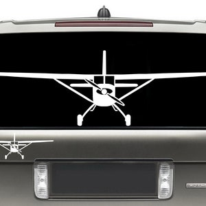 Cessna C185 Skywagon  Self Adhesive Decal/Sticker Vinyl / Airplane Wall Art / Flight School Plane / General Aviation / Military Aviation