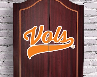 Officially Licensed University of Tennessee Volunteers Dart Board Cabinet