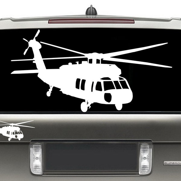 Sikorsky UH-60 Black Hawk Vinyl Sticker / Military Aviation / Military Stickers
