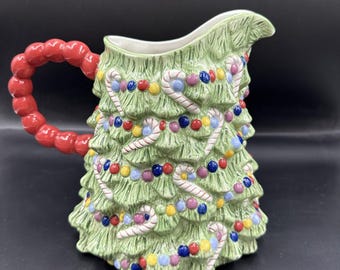 Christopher Radko-kerstboomkan Holiday Celebrations 9" hoog